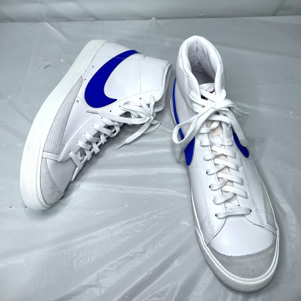 Nike Blazer Mid '77 Vintage White/Racer Blue Sail BQ6806-103 Men's Size 15